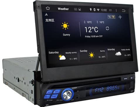1 din магнитолы с выдвижным экраном и навигатором: обзор ...