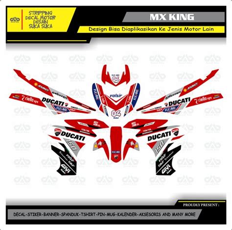 Jual Stiker Decal Jupiter Mx King Full Body Ducati New Di Lapak D