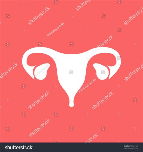 Human Organs Female Uterus Icon Stock Vector 332611787 Shutterstock