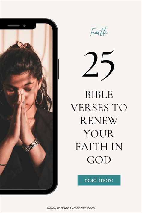 Bible Verses To Help Renew Your Faith In God Made New Mama