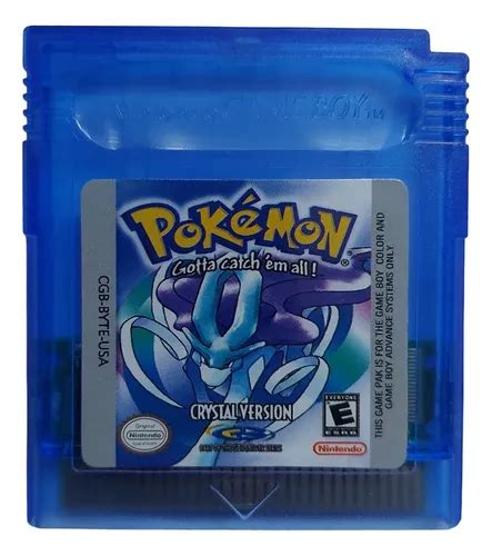 Jogo Pokémon Crystal Gameboy Color Cartucho Novo MercadoLivre