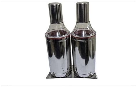 Buy Set Of 2 Oil Dropper 1000 Ml Each And 1 Tray Online At Low Prices