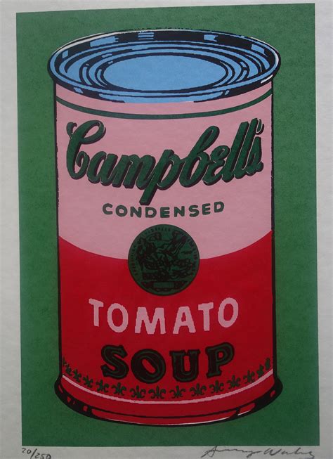 Fine POP ART Campbells Soup Limited Edition Silkscreen | Etsy