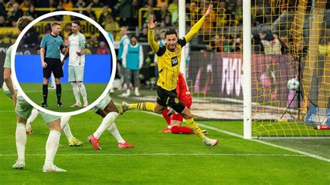 DFB gesteht Fehler bei BVB Spiel ein Tor hätte nicht zählen dürfen