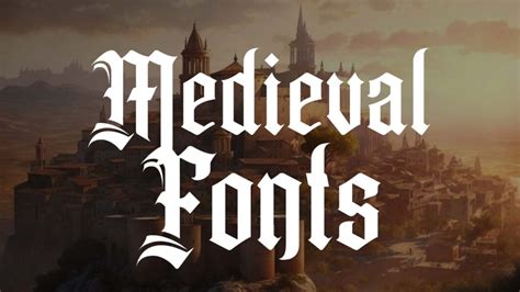 29 Powerful Medieval Fonts from a Time of Lords, Dames, and Bishops ...