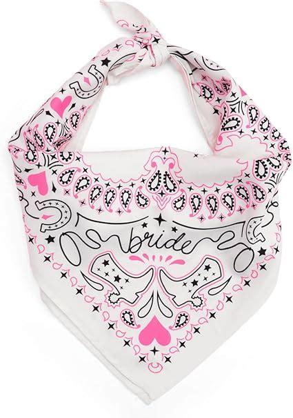 Amazon Xo Fetti Bachelorette Party Pink Rodeo Bride Bandana