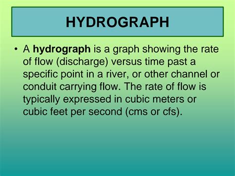 SOLUTION: 5 hydrograph analysis - Studypool