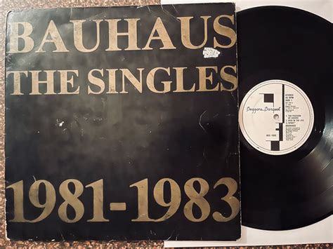 Bauhaus The Singles 1981 1983 UK Pressing Vinyl CD And Blu Ray