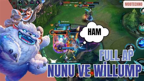 HAM YAPAN NUNU FULL AP NUNU VE WİLLUMP İLE JUNGLE KEYFİ WİLD RİFT