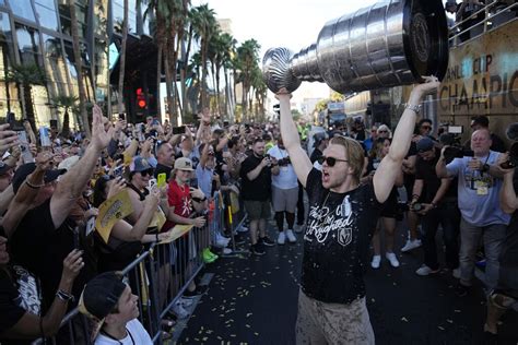 PHOTOS: Vegas Golden Knights celebrate with parade and rally