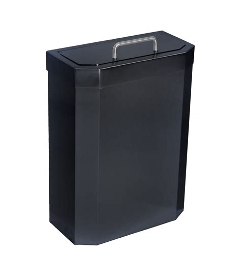 10l Female Hygiene Container Black Finish