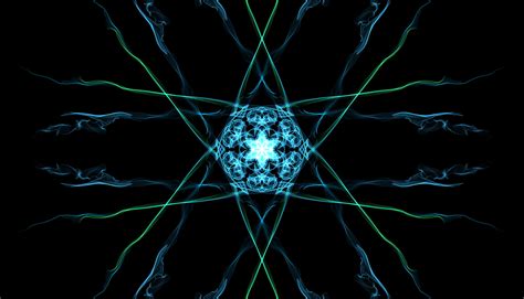 Green plasma ball, digital art, shapes, symmetry, abstract HD wallpaper ...