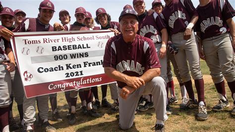 Nj Baseball Toms River South Win Gives Ken Frank 900th Career Victory