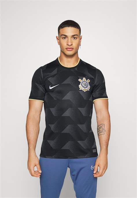 Nike Performance S C Corinthians Stadium Away Club Wear Anthracite