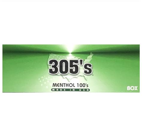 305 Menthol 100 Bx Ranger Wholesale