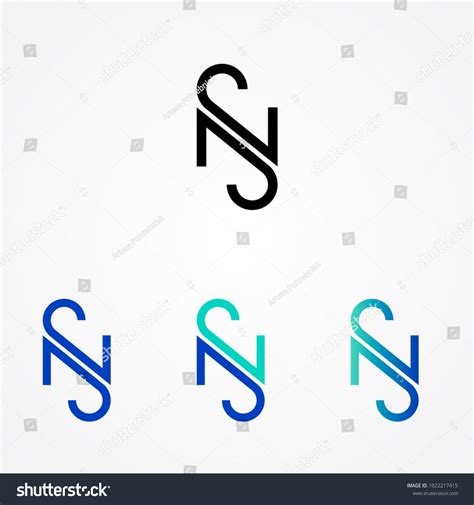 3,365 Abstract Letter Sn Icon Images, Stock Photos, 3D objects ...