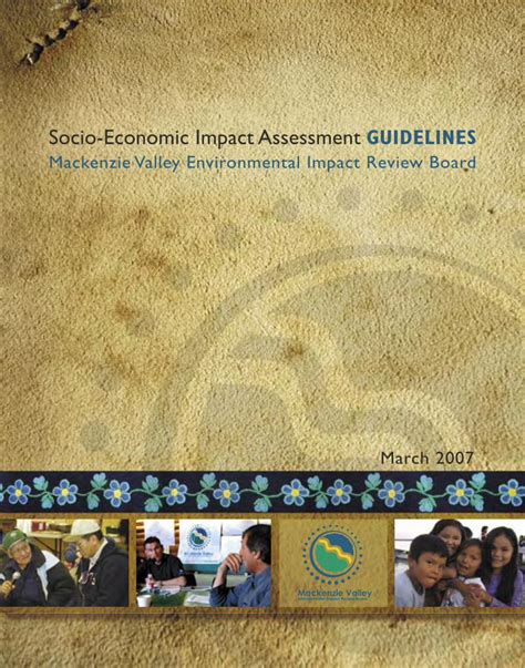 Pdf Socio Economic Impact Assessment Guidelinesreviewboardcaupload