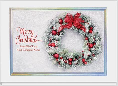 Add Some Flair to Your Christmas Cards by Featuring Your Company Name ...