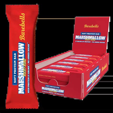 Barebells Marshmallow Rocky Road Soft Protein Bar Riegel Box 12x55g