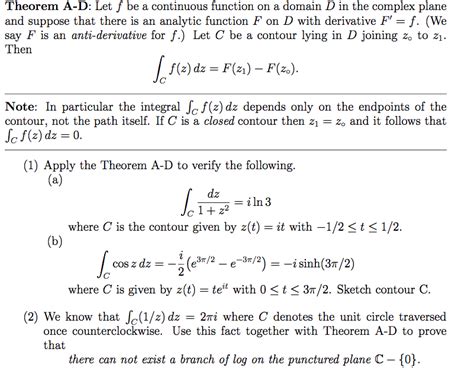 Solved Theorem A D Let F Be A Continuous Function On A