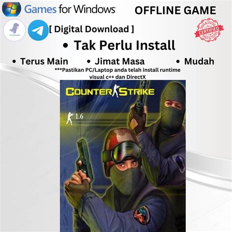 Counter Strike Portable Download - [PC Offline Game Portable]Counter Strike 1.60[Digital Download ...