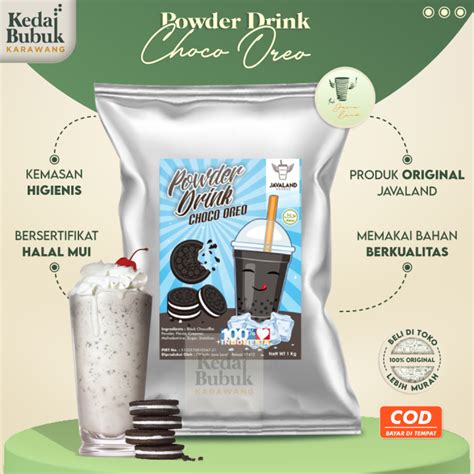 Javaland Bubuk Minuman Drink Rasa Choco Oreo Serbuk Powder Premium