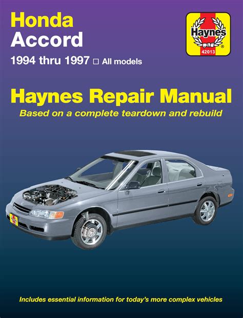 1991 Honda Accord Shop Manual 5