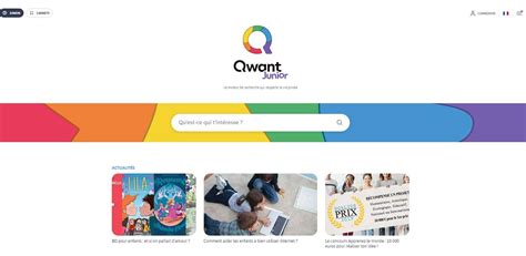 QWANT junior génial moteur de recherche sécurisé Jeuxtravaillenligne