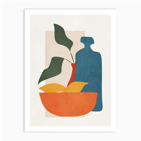 Minimalist Still Life Art Print by ThingDesign - Fy