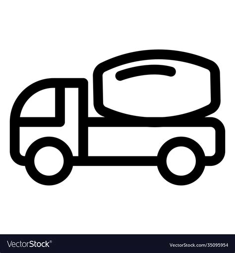 Transportation icon black and white Royalty Free Vector