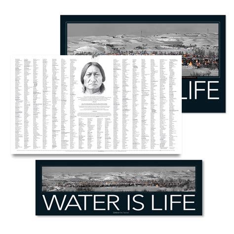 WATER IS LIFE POSTER | KEEP LIFE PURE