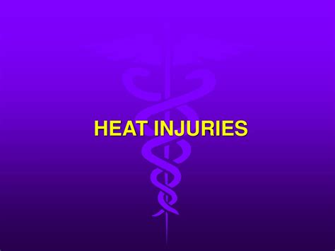 PPT - HEAT INJURIES PowerPoint Presentation, free download - ID:9234815