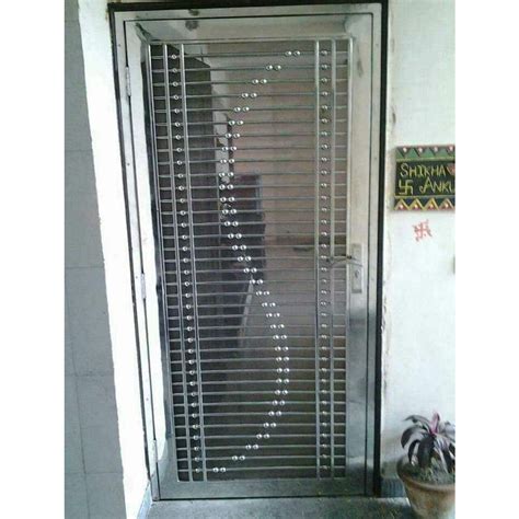 Polished Hinged Stainless Steel Door For Home Thickness 19mm At