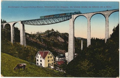 Sitter Viadukt Bodensee Toggenburg Bahn Um 1911 Kaufen Auf Ricardo