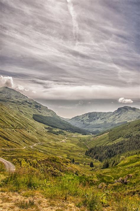 Rest and Be Thankful Mountain Pass, Scotland Stock Image - Image of ...