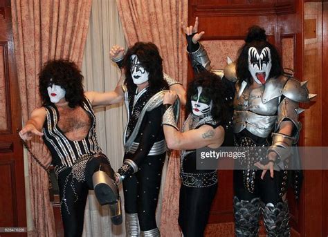 Us Rock Band Kiss Paul Stanley Tommy Thayer Eric Singer And Gene