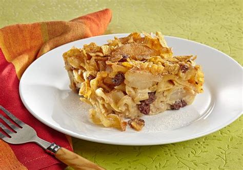 Apple Noodle Kugel Made With Duncan Hines Country Apple Comstock