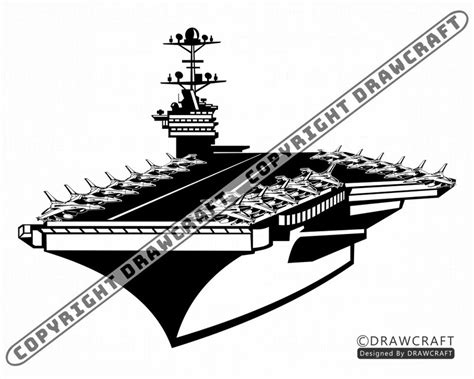 Aircraft Carrier 4 Svg Aircraft Carrier Svg Navy Svg Etsy