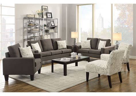 Harlem Furniture Grey Sofa & Loveseat