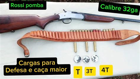 Espingarda Rossi Calibre Teste Chumbo T E T Para Defesa E