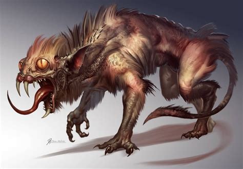 Official Ark Concept Art Of A Chupacabra That Never Made It Into The