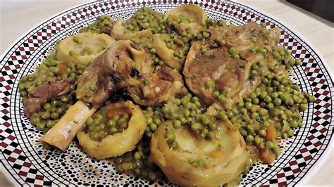 Tajine Agneau Petit Pois Et C Urs D Artichauts Lamb Tagine Peas And