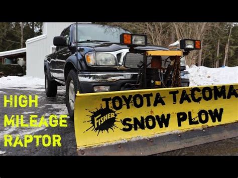 Snow Plows For Toyota Tacoma Pickups