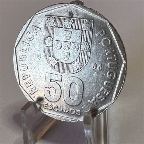 50 Escudos Moeda Portugal Estrangeira Portuguesa Shopee Brasil