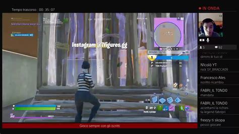 Live Fortnite Gioco Con Voi Iscritto Ricambi Tra Di Voi Aspettiamo