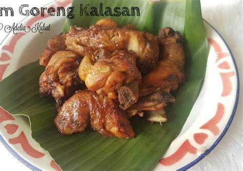 Resep Ayam Goreng Kalasan Oleh Adelia Kubat Cookpad