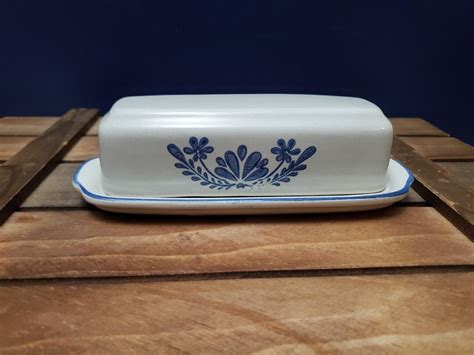 Pfaltzgraff Yorktowne Butter Dish Made In The USA Etsy