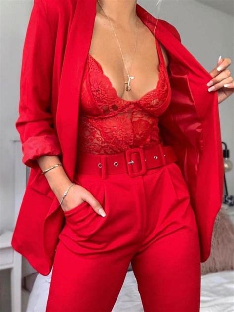 Pin By Dana Popovici On Women S Fashion Red Dress Outfit Fashion