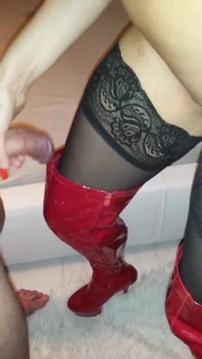 MILF In Tight Long Boots And Leather Outfit Feat Mature Cunt By FapHouse XHamster