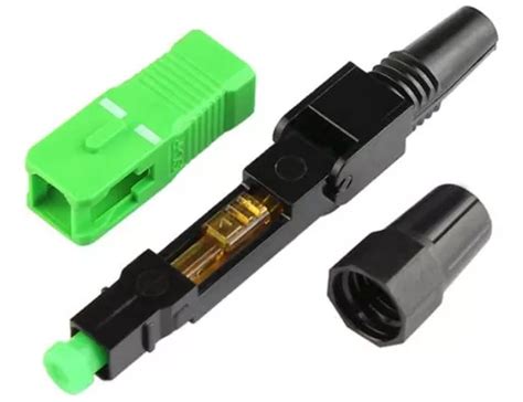 Conector Rápido Fibra Óptica Verde Sc apc X 10 Unidades Cuotas sin